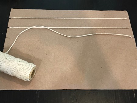 Nature Weaving - wrapping the string