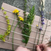 Nature Weaving - yellow flowers added and other plants adjusted