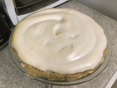 The finished baked pie.