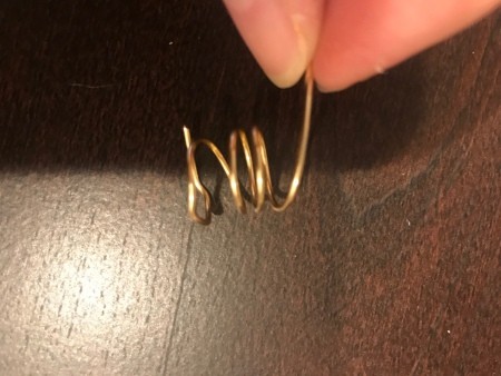 4th of July Craft Stick Star with Streamers - spiral made