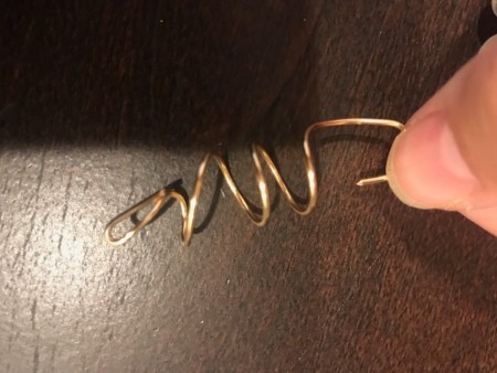 4th of July Craft Stick Star with Streamers - finished spiral hanger, ready to attach to a ribbon hanger to create a spinning star