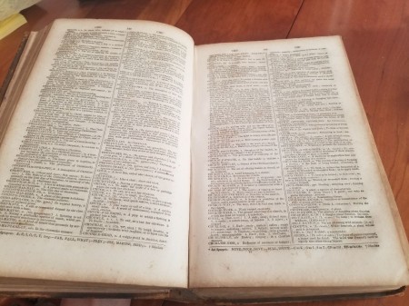 Value 1839 Webster's Dictionary?