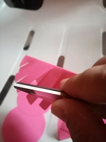 Rocking Paper Bird - after separating the circles curl the strips using blade of scissors