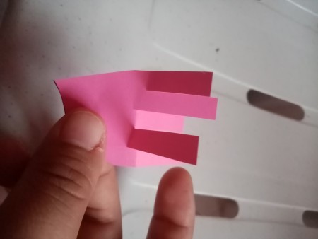 Rocking Paper Bird - cut strips in 3" rectangle