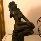 Value of Leonardo Collection Bronze Figurines? - sitting nude