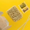 Ramen noodles and seasoning packets.