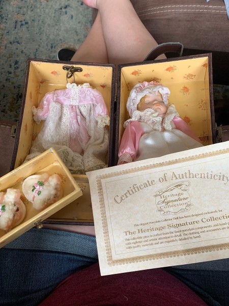 Value of Heritage Signature Collection Doll? - doll in a closing trunk like box