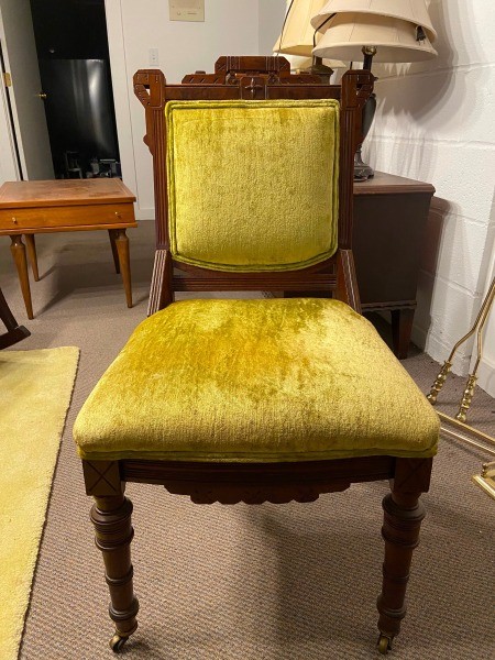 Vintage Chairs With Moldy Upholstery, How To Clean Vintage Upholstered Chair