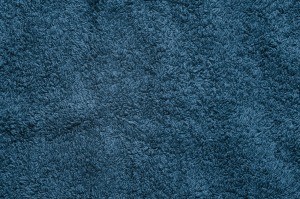 A blue carpet.