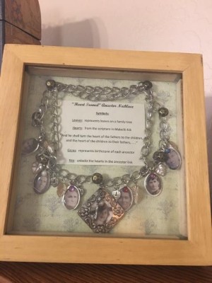 Ancestor Necklace - framed necklace