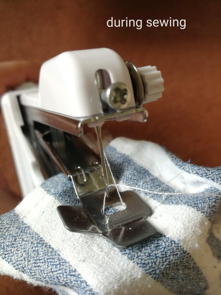 Handheld Sewing Machine Keeps Unthreading?