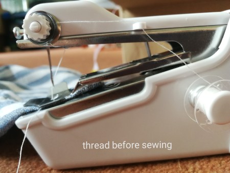 Handheld Sewing Machine Keeps Unthreading?