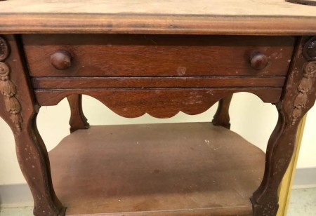 Value of an Antique Side Table? - drawer front