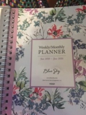 A weekly/monthly planner.
