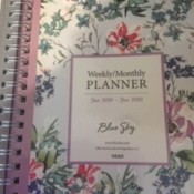 A weekly/monthly planner.