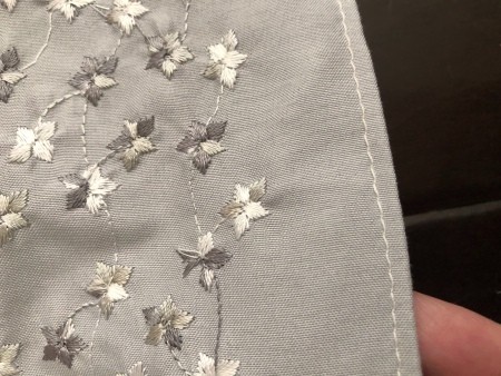 Hanging Window Door Covering - case opening sewn shut