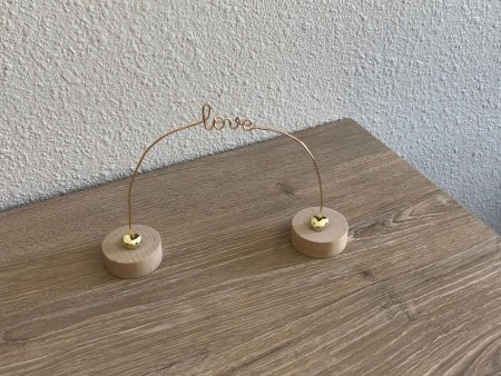 Minimalist Clip Desk Decor - glue in place, optional thumbtacks added to cover glue