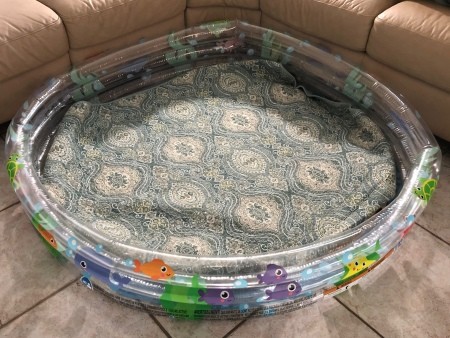Baby Pool as Play Area and Toy Storage