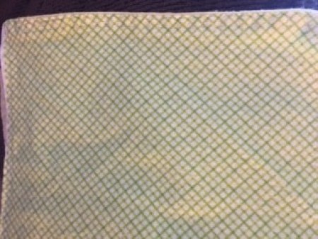 Simple Flannel Receiving Blanket - topstitch around the perimeter