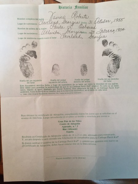 Value of a 1984 Cabbage Patch Doll?