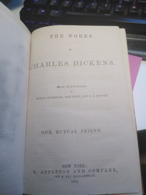 Value of an Antique Dickens Book? - title page