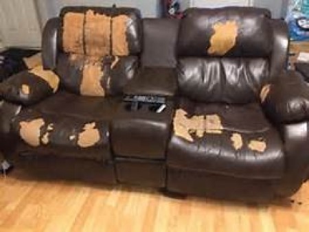 How Can I Paint My Leather Couch, How To Fix Cat Scratches On Bonded Leather Couch