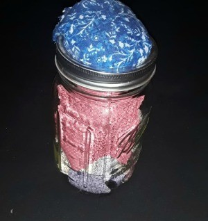 Canning Jar Sewing Kit - finished kit