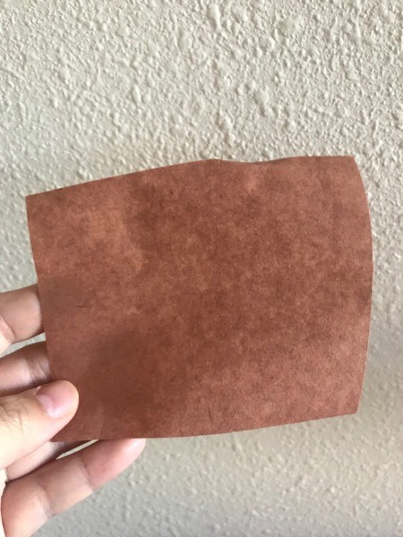 Wood Scrap Pumpkins - brown paper for stem