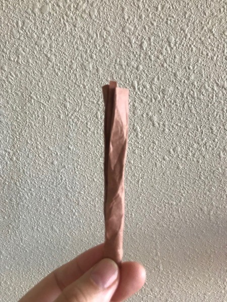 Wood Scrap Pumpkins - paper folded