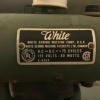 The label on a White sewing machine.