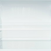 An empty and clean fridge.