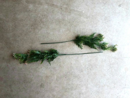 Swag Decoration For Less - two pieces of faux foliage