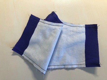Non Pleated Child's Mask - lining side