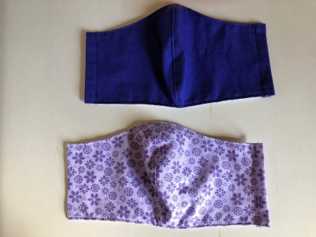 Non Pleated Child's Mask - two masks