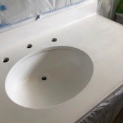 Spray Painting a Sink and Counter Top? - laminate sink and countertop