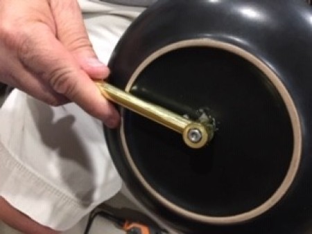 Tea Cup Bird Feeder/Bird Bath - bolting cup to saucer