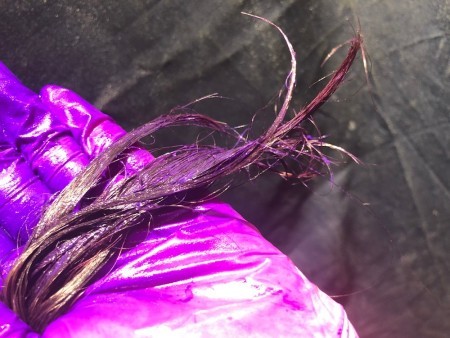 Making Pastel Hair Dyes - apply to last third and saturate the ends