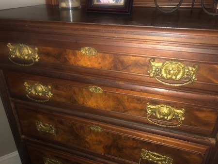 An antique dresser.
