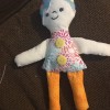 Scrappy Funky Doll - finished doll