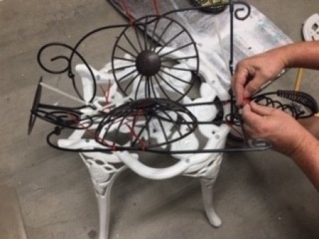 Bug Sculpture - adding more metal parts