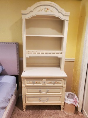 Value of a Dixie Furniture Bedroom Set? - cabinet with drawers and a hutch