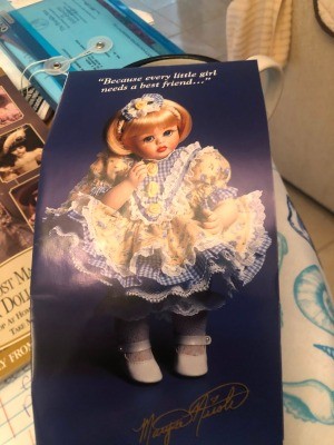 Value of a Franklin Mint Doll? - photo of the box