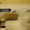 A Simplicity sewing machine.