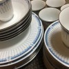 Value of Noritake Dinner Set? - white dinnerware with a blue pattern