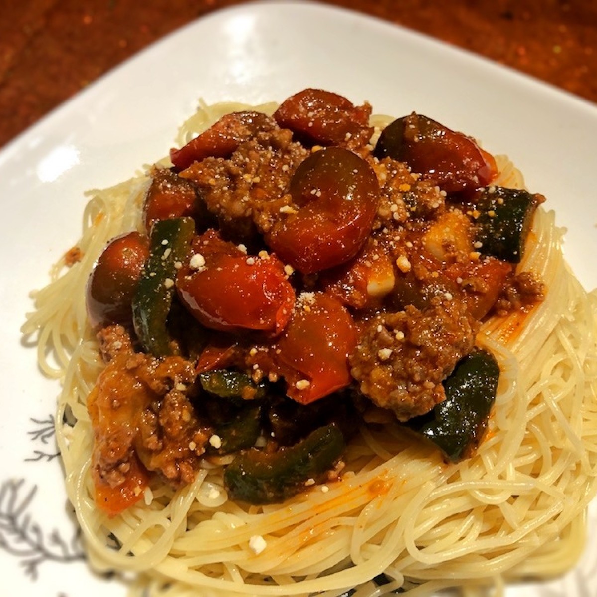 Cherry Tomato Bolognese ThriftyFun