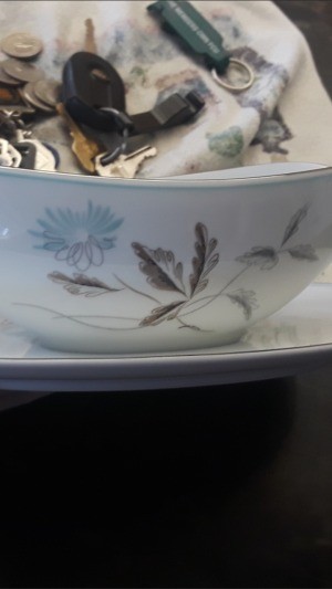 Value of Noritake China? - blue flower and gray leaf pattern