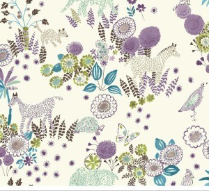 Looking for Waverly Reverie Wallpaper WK6970? - floral and stylized animal paper
