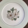 Identifying Noritake China? - two white flowers surrounded by a silver interior and plate edge