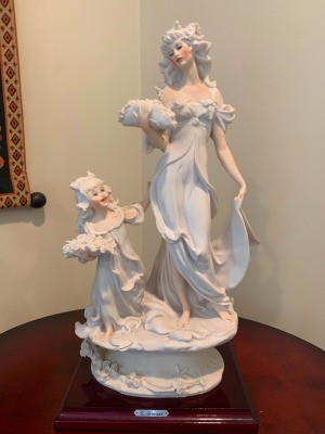 Value of a Ceramic Figurine? - what appears to be a Giuseppe Armani figurine of a mother and child, in pastel colors