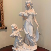 Value of a Ceramic Figurine? - what appears to be a Giuseppe Armani figurine of a mother and child, in pastel colors